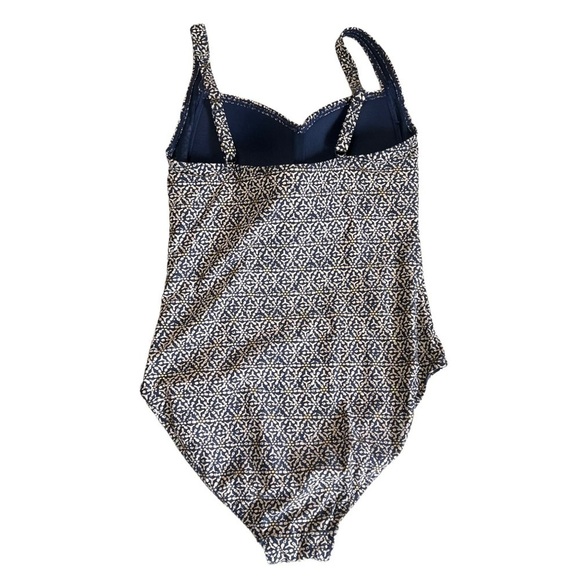 Niptuck Swim Joanna Nautical Foil Tummy Slimming One Piece Swim Suit - Picture 6 of 9